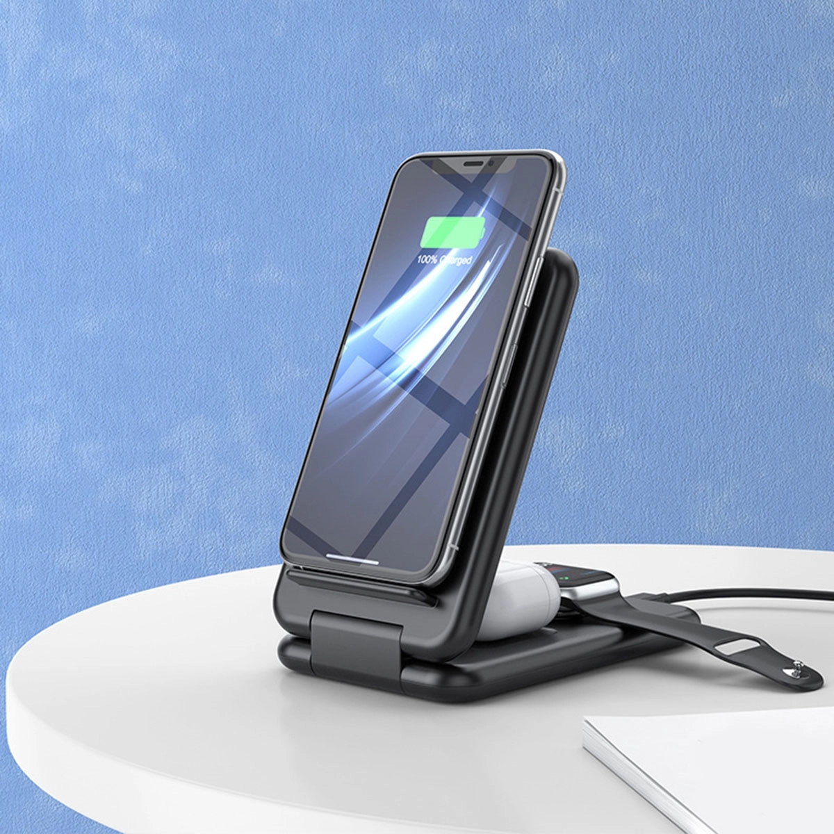 3 In 1Wireless Fast Charging Stand 2