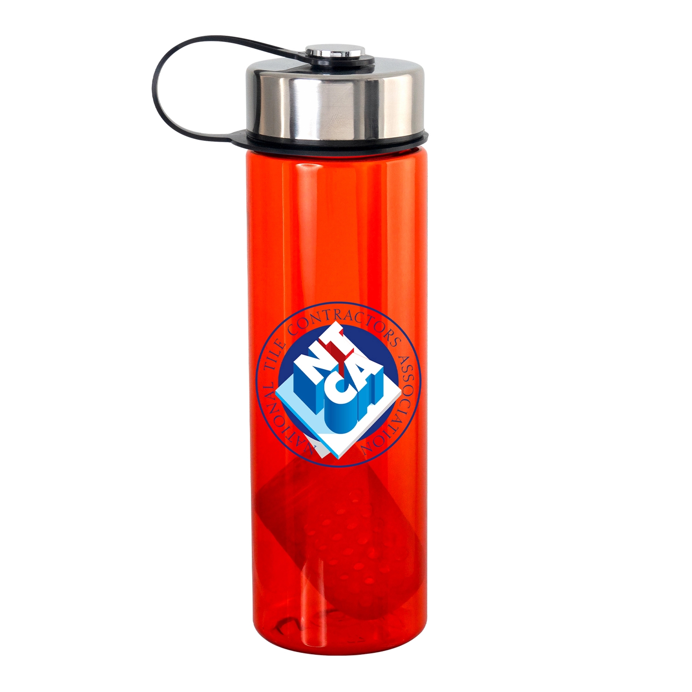 Metal Lanyard Colorful 24 Oz. Bottle with Floating Infuser, custom water bottle with logo imprint 12