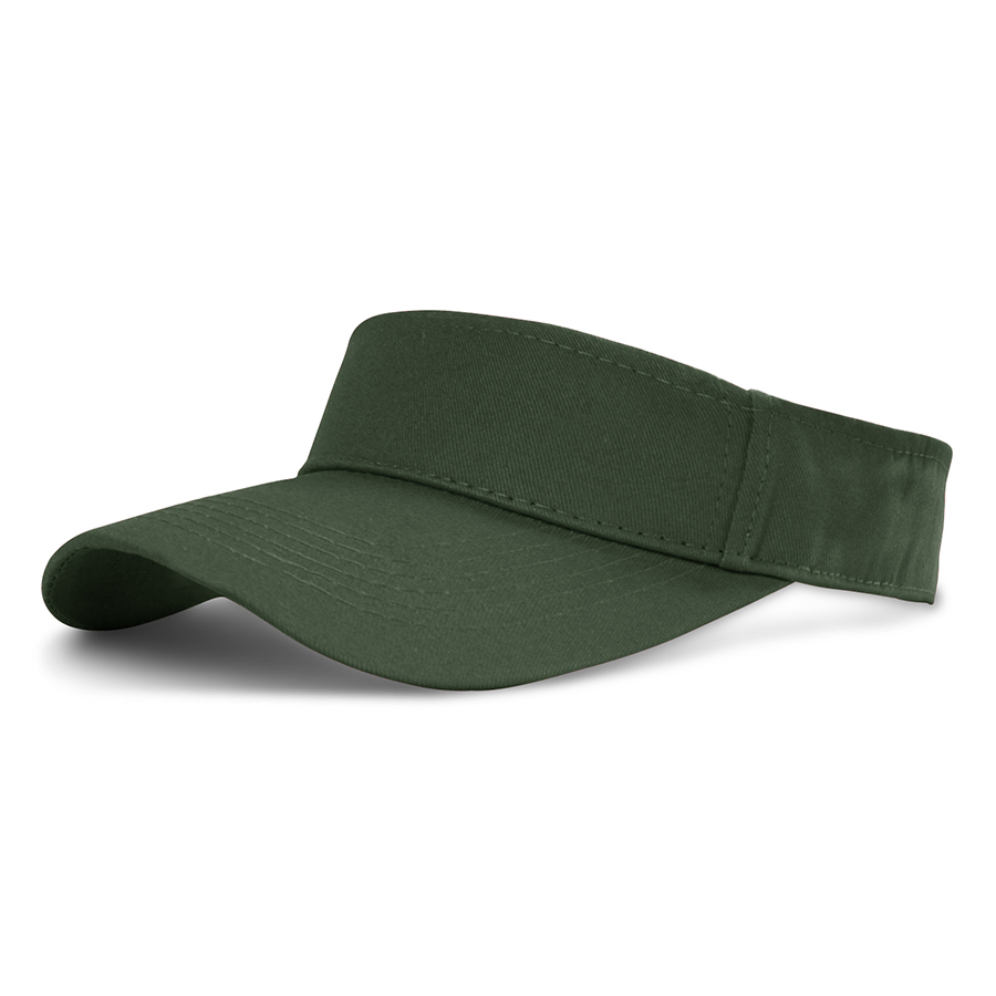 Stock Solid Color Cotton Visor