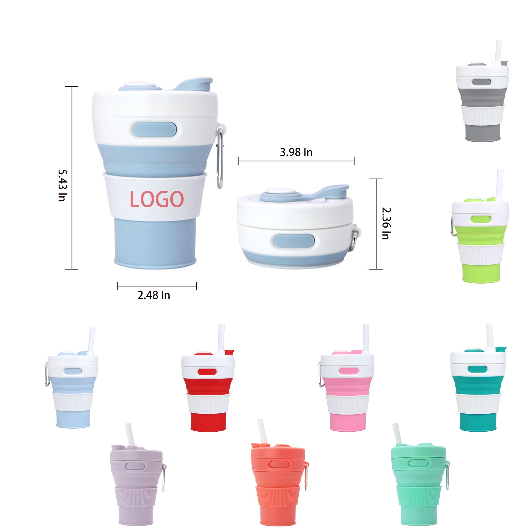 Foldable Silicone Coffee Cup