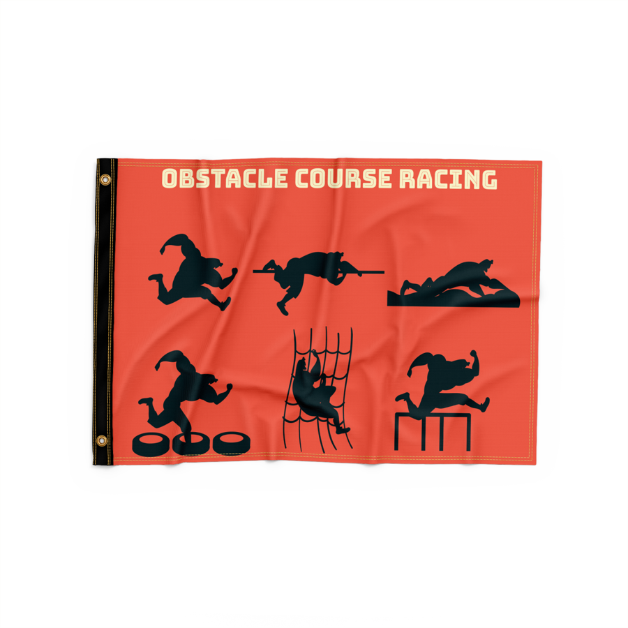 Double-Sided Dye Sublimation 2-Layer 5ft x 3ft Flag