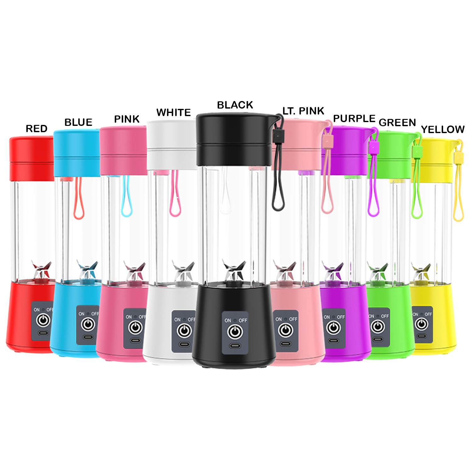 2,000 mAh 7.4V Motor USB Rechargeable Smoothie Blender 8