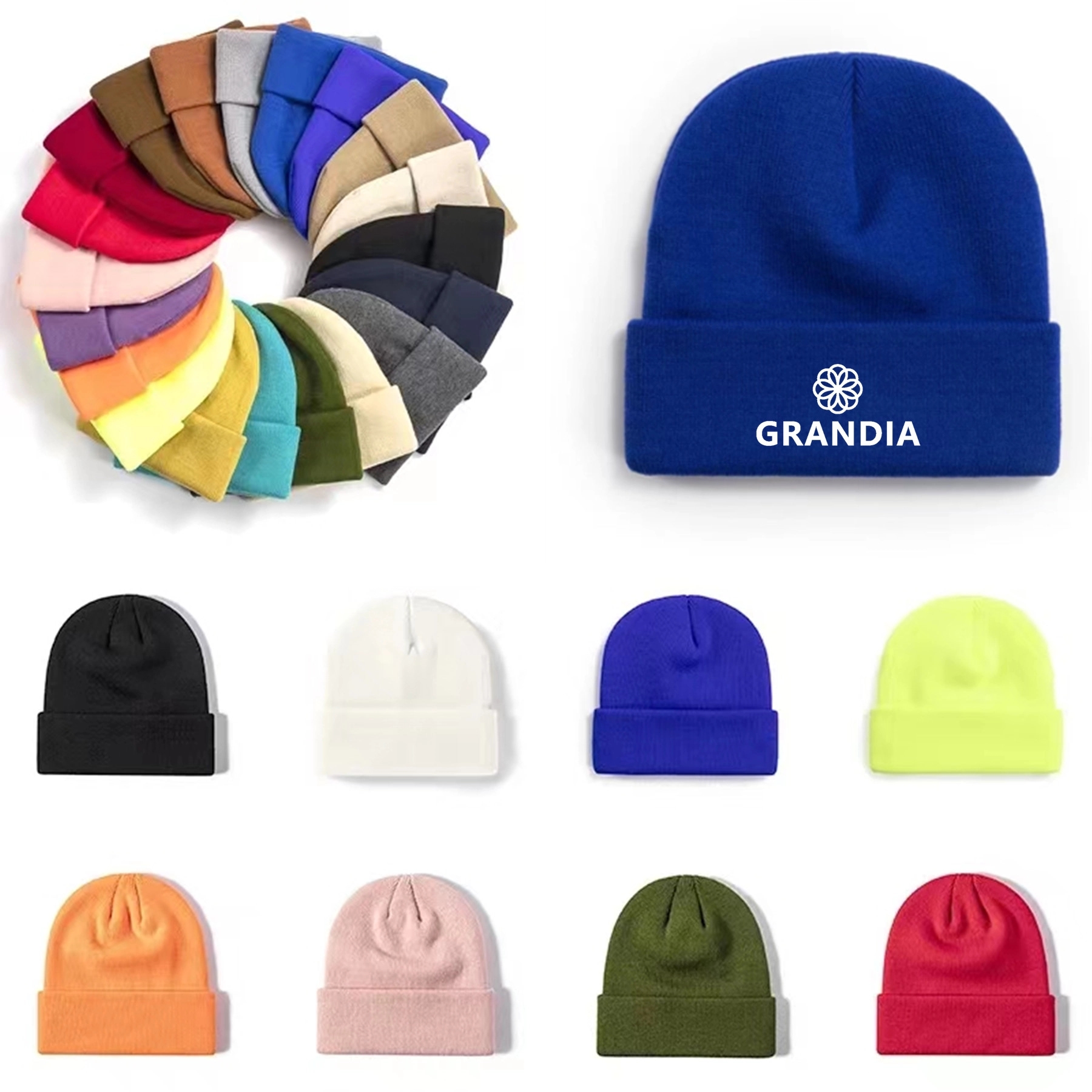 Knit Beanie with Cuff 3