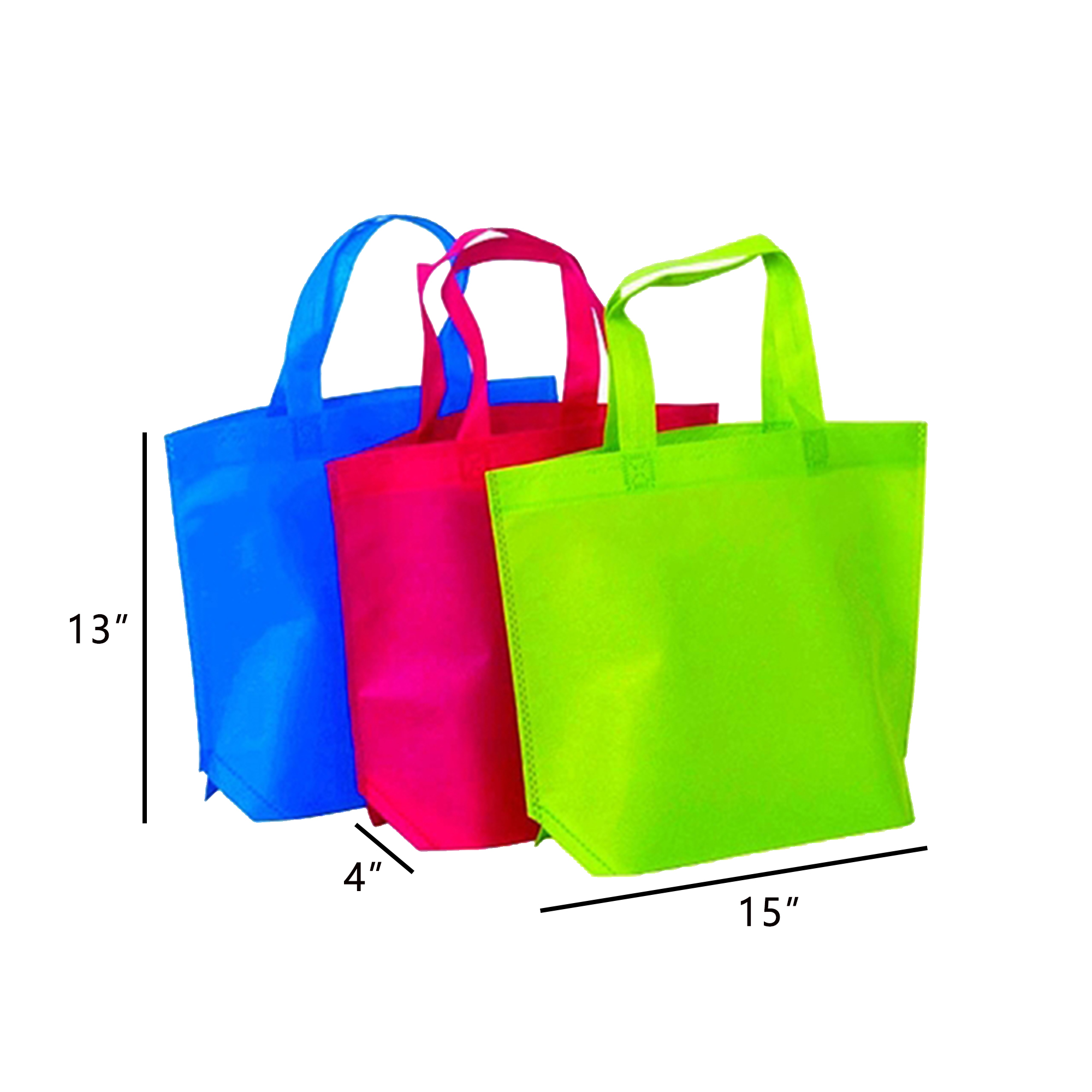 Non-Woven Shopping Tote Bags Side-Free 5