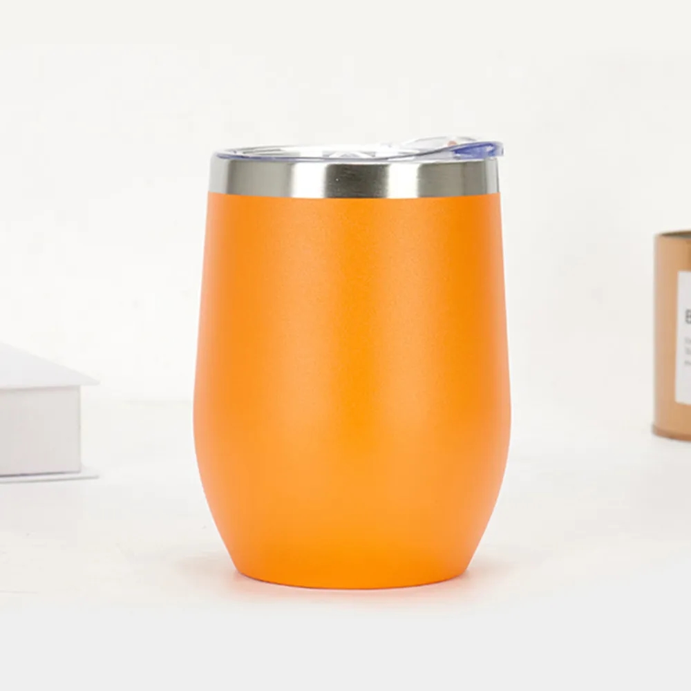 Stainless Steel Wine Tumbler with Lid Insulated Travel Mug 2