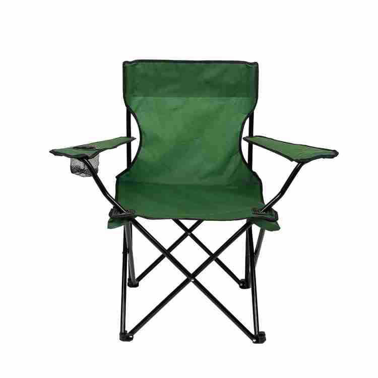 Portable Folding Chair w/ Arm Rest Cup Holder and Storage Bag 3