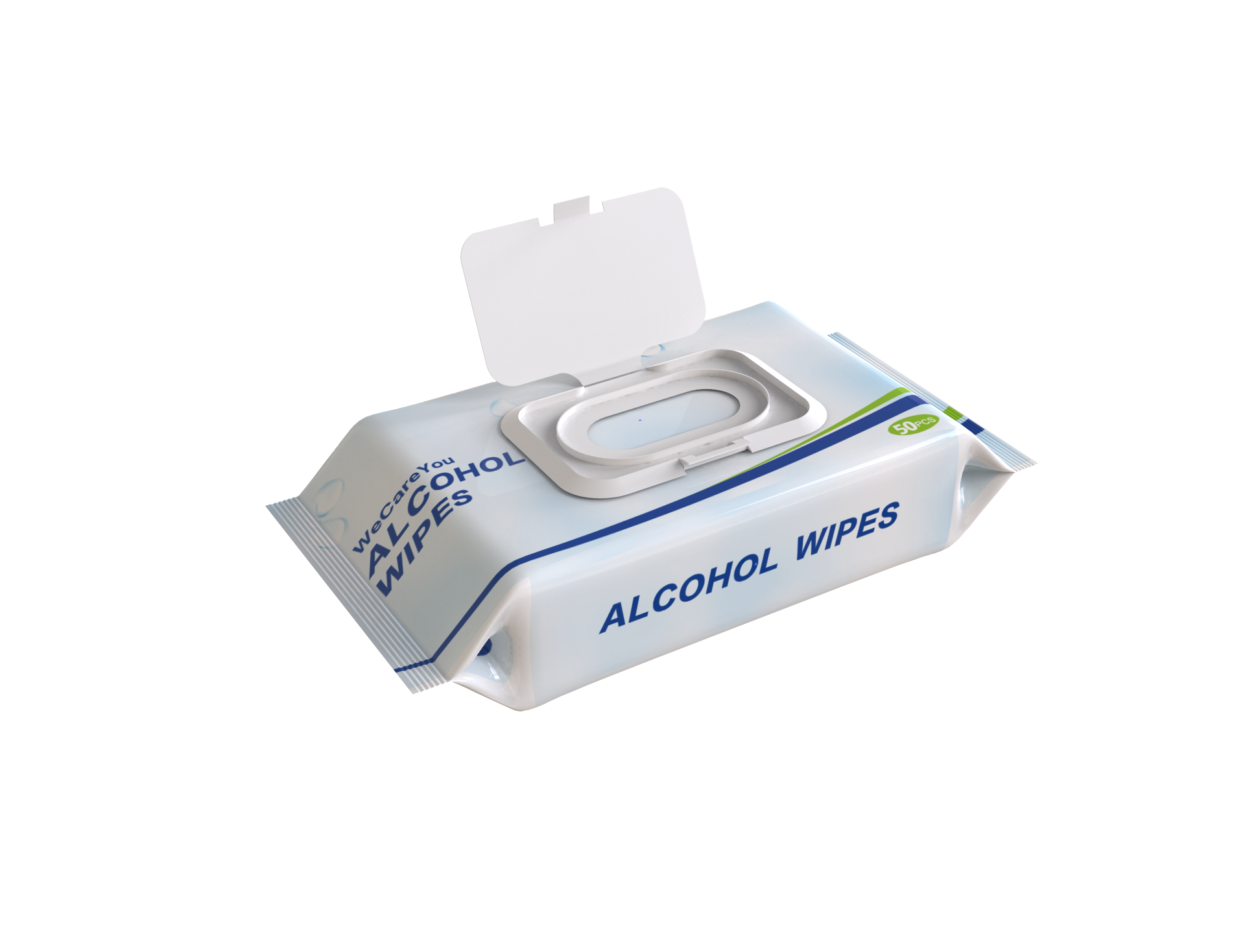 75% Alcohol Wipes Pack - 50 Count - FDA Approved 2