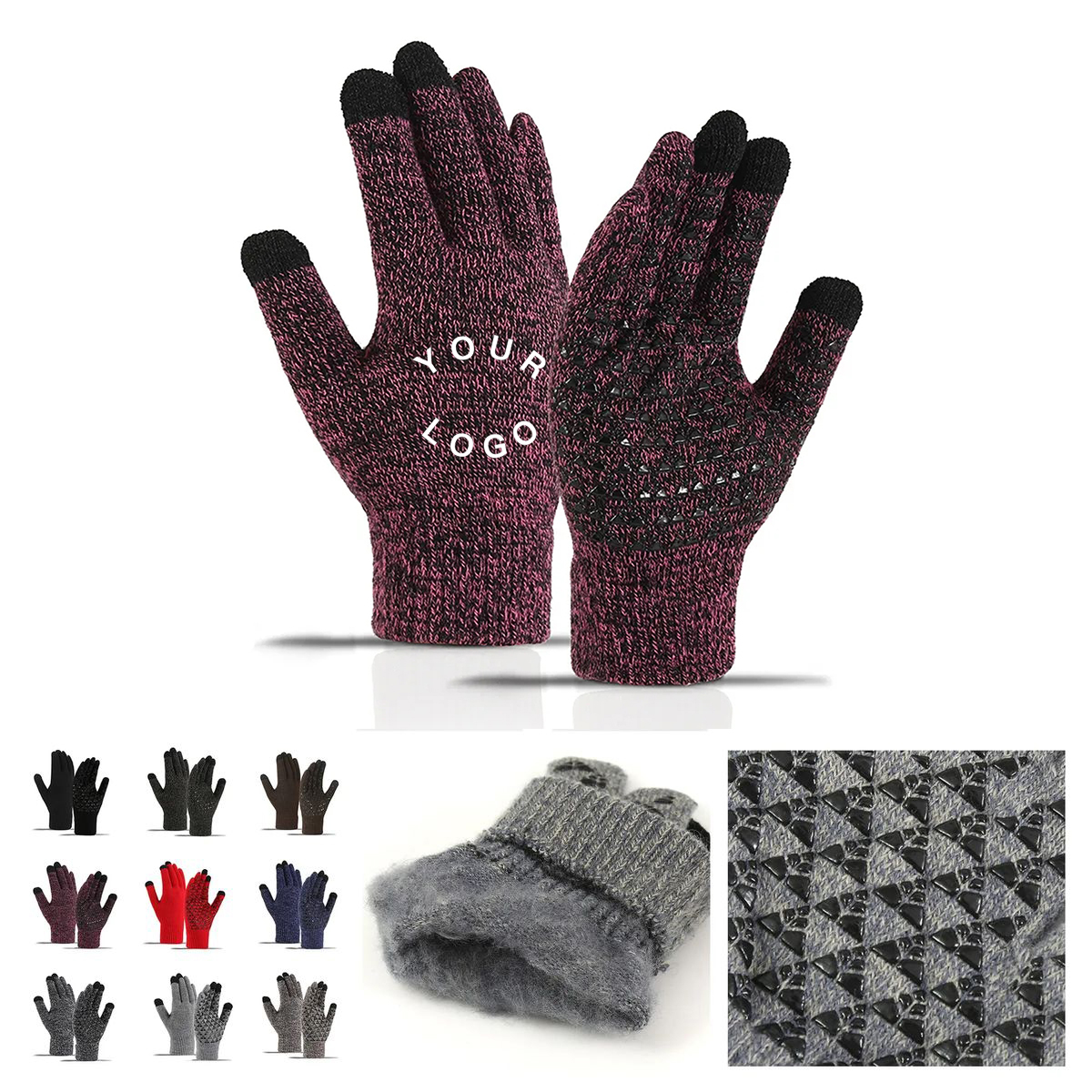 Acrylic Touchscreen Gloves with Soft Lining 5