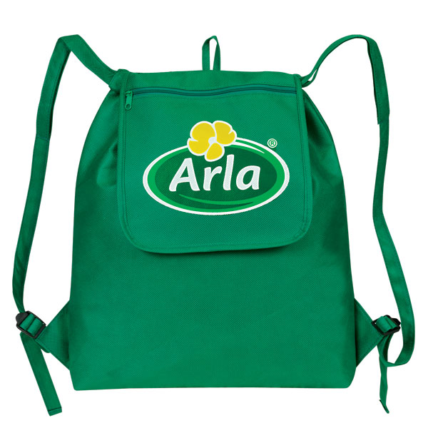 "eGREEN" Fold-Up Drawstring Cooler Backpack 3