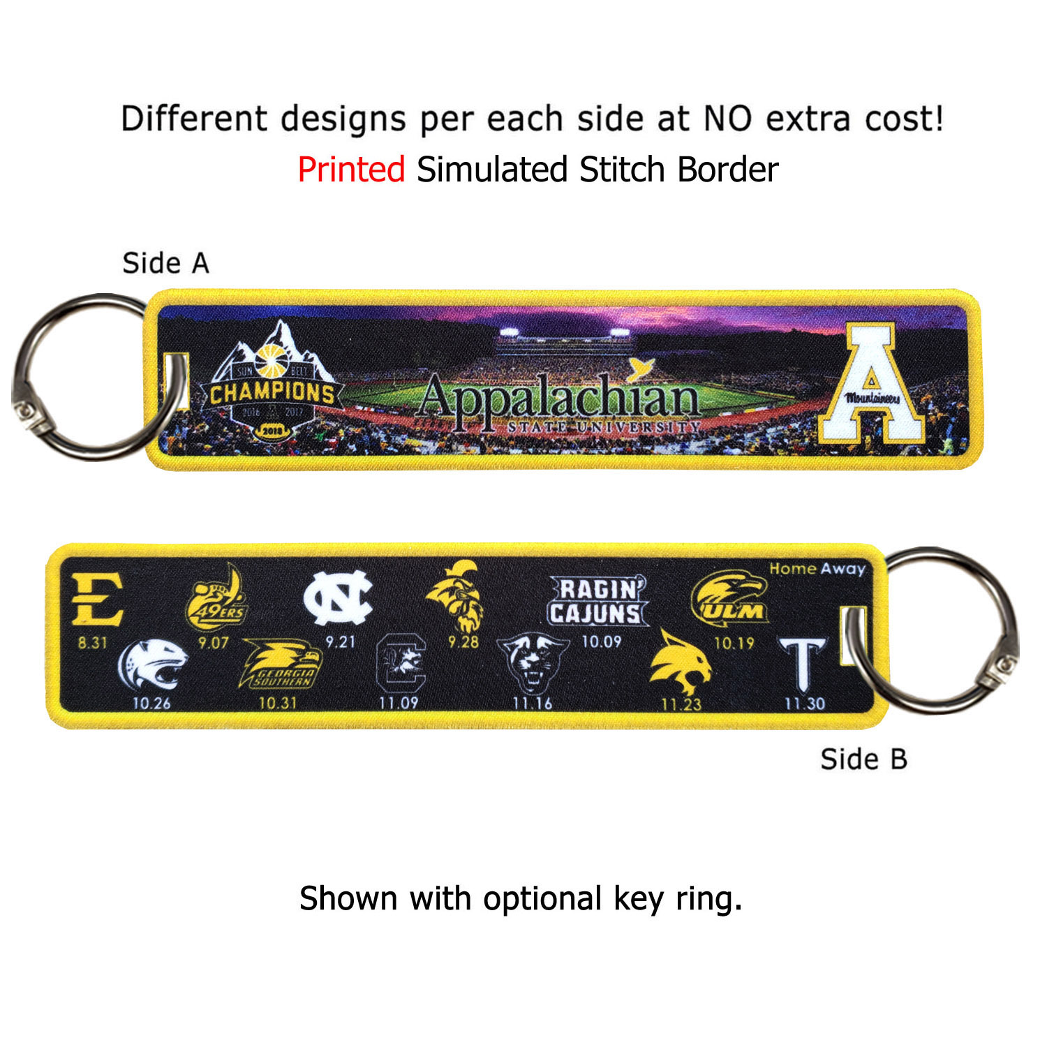 2 Side 4CP Dye Sub Team Tag/Key Ring 7