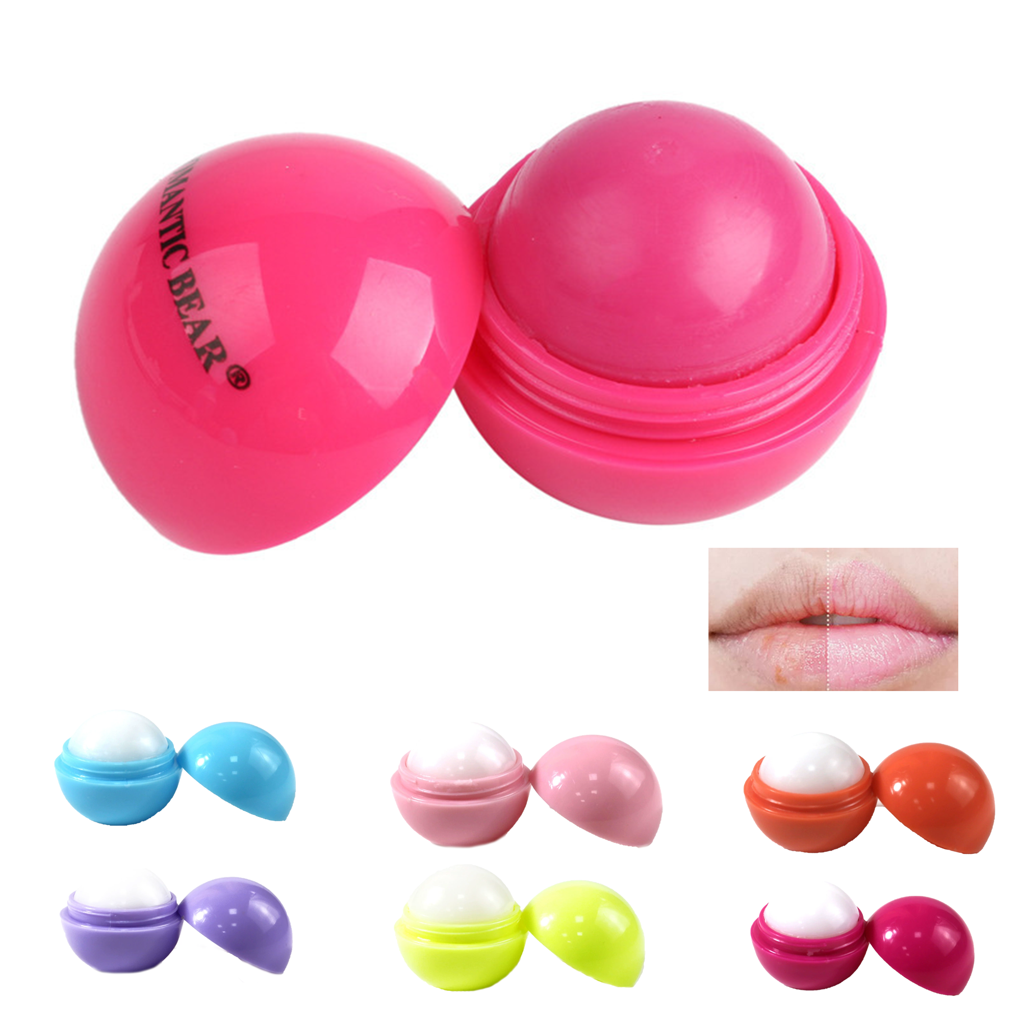 Spherical Round Fragrance Lip Balm 1