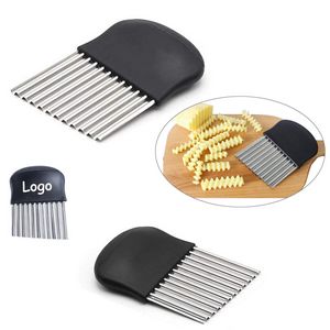 Premium Stainless Steel Wavy Crinkle Cutter Slicer 4