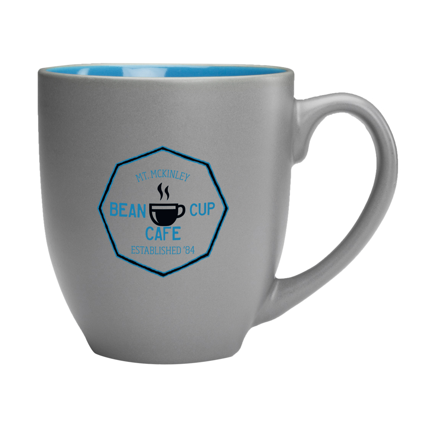 16 oz. Two Tone Ceramic Mug (Full Color Imprint) 8