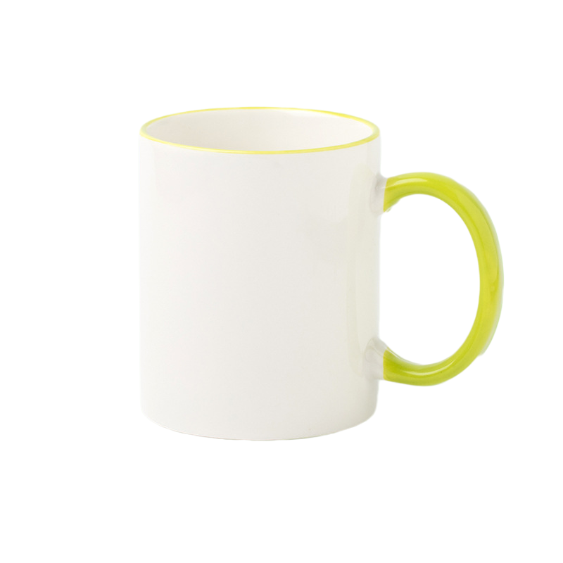 Custom 11 oz. C-handle Ceramic Mugs 6
