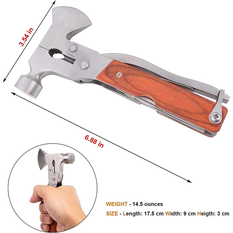14 in 1 Multitool Portable Folding Survival Pocket Hammer 6