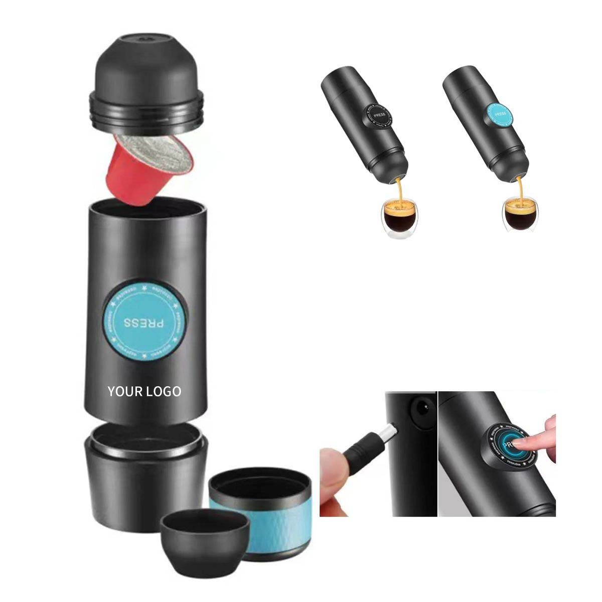 Compact Espresso Maker with Automatic Extraction 3