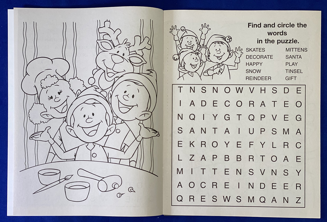 COLORING BOOK - Santa and Friends Coloring Book 2