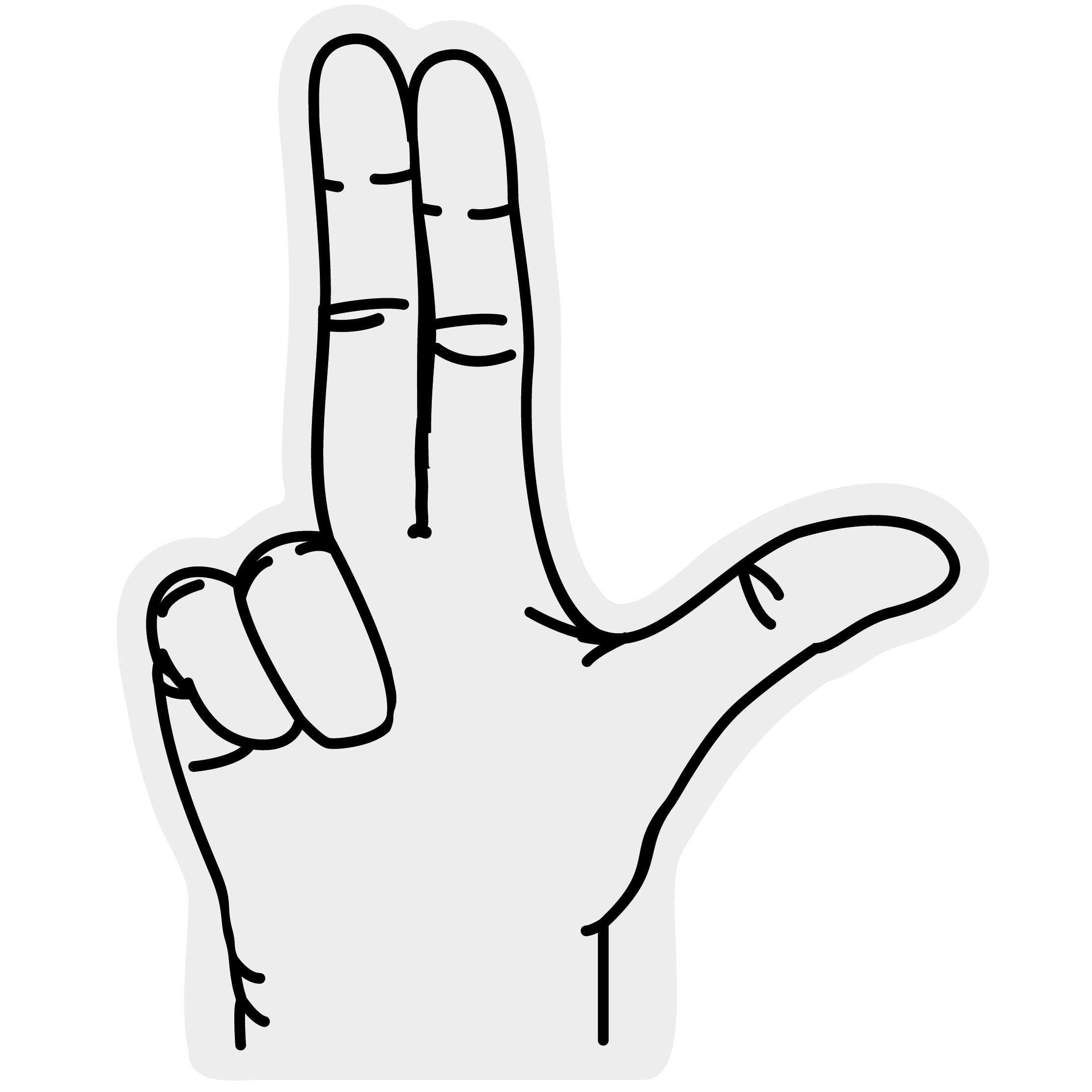 Double Finger Mitt 12