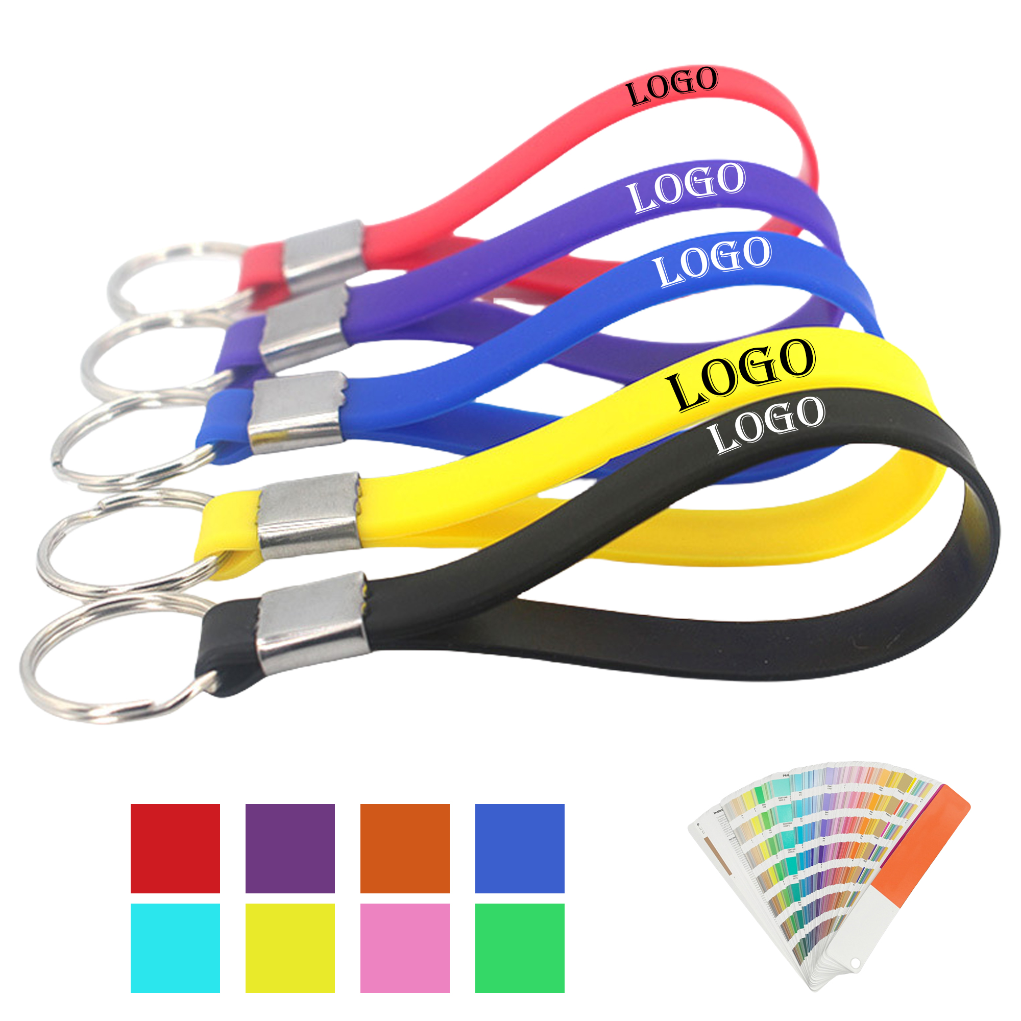 Trendy Silicone Keychains MOQ50 1