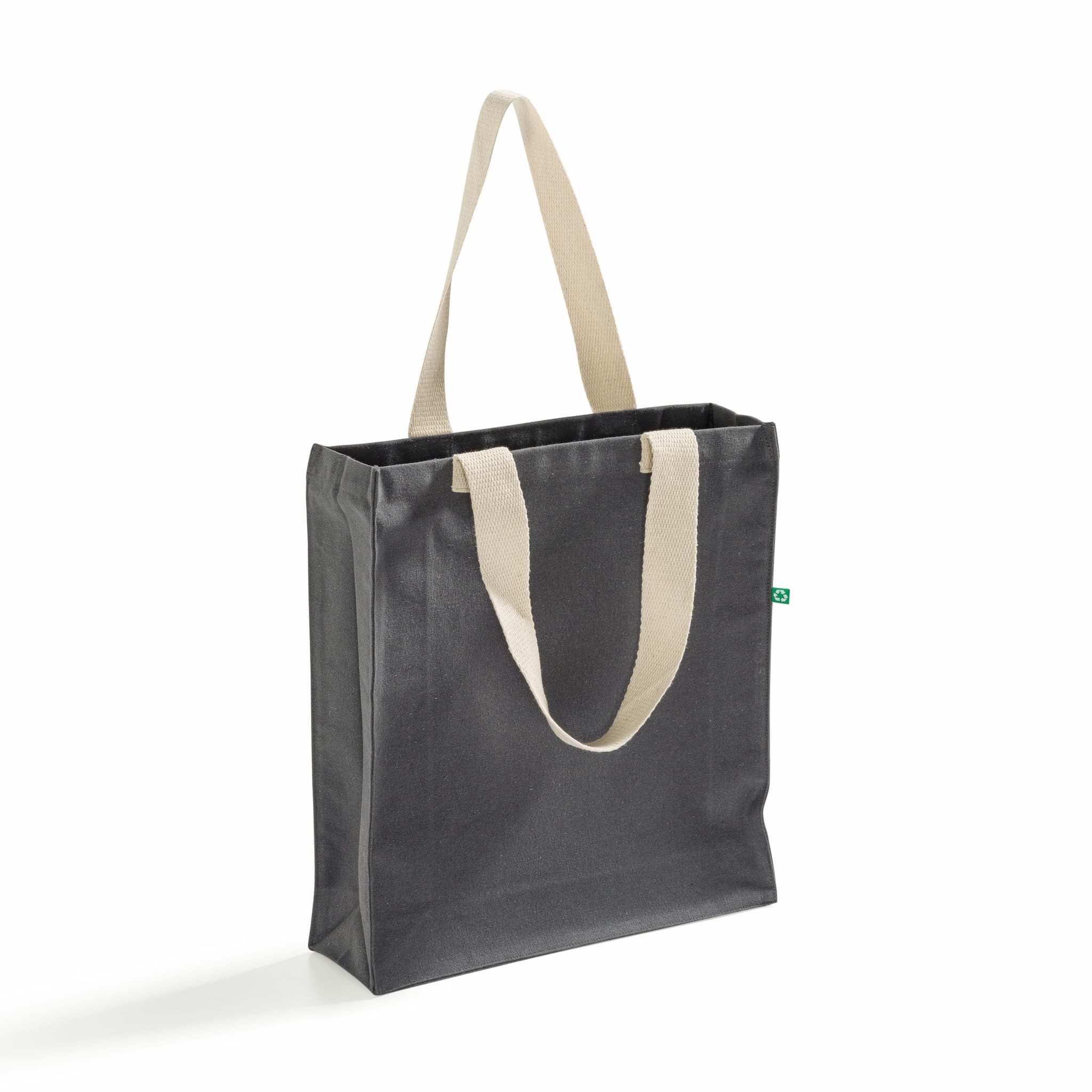 Recycled Canvas Trendy Shopper Tote Bag 4