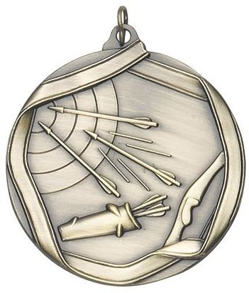 Archery Die Cast Medal, 2 1/4" 2
