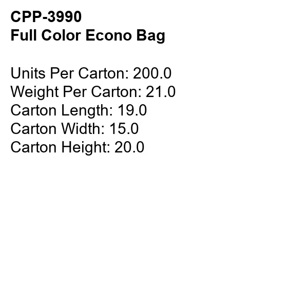 Full Color Econo Bag 14