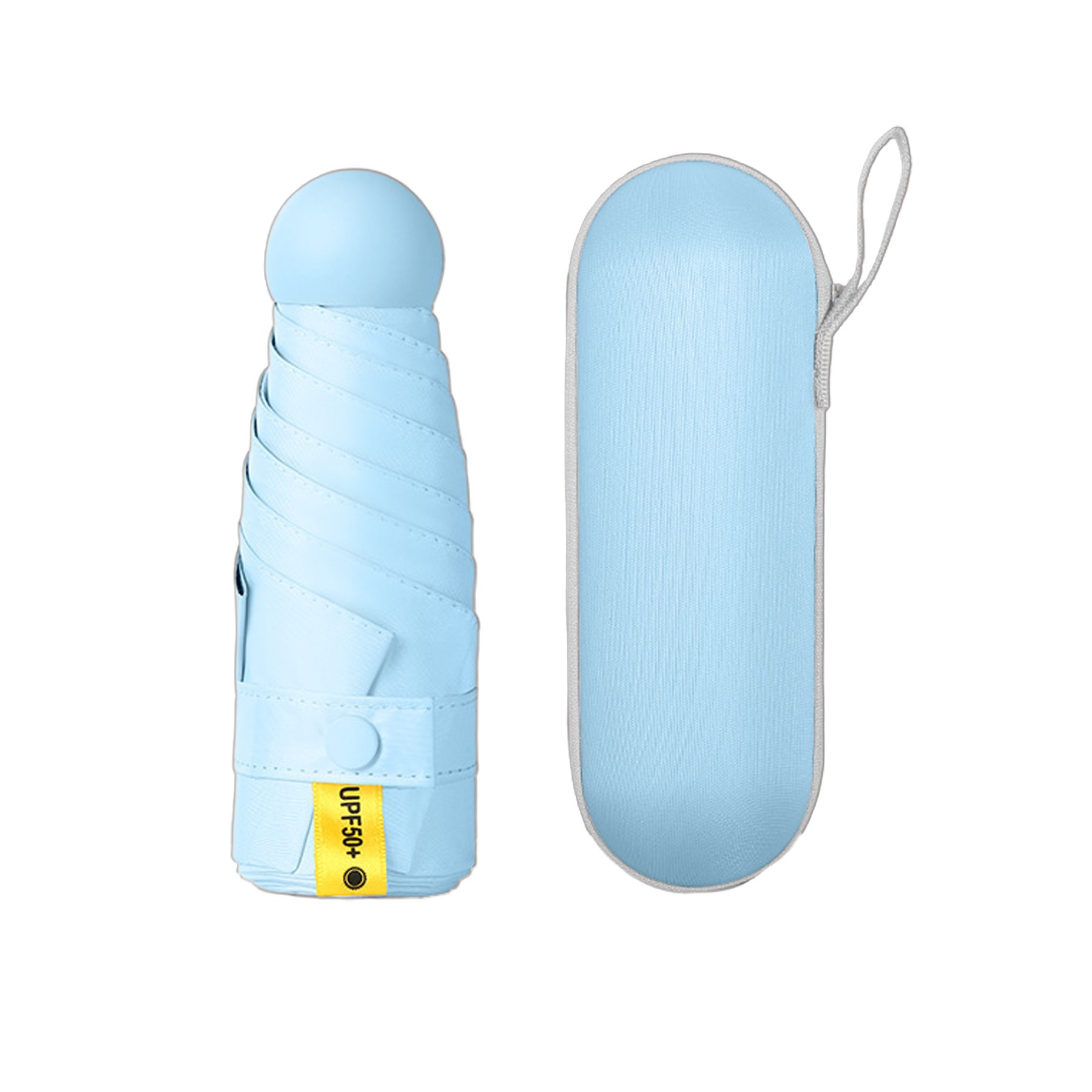 Mini Compact Umbrella With Case 14