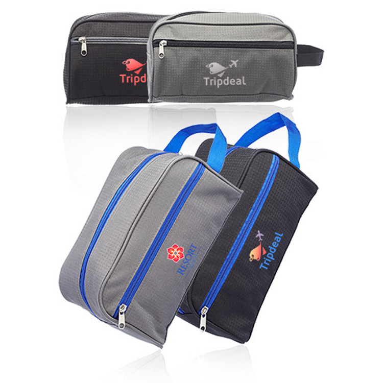 Travel Two Tone Toiletry Bags with Handle 5
