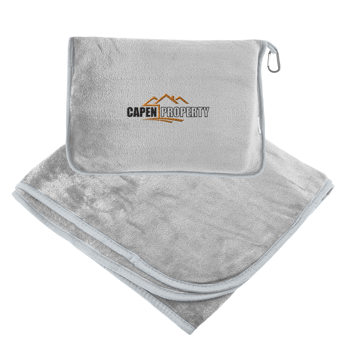 En Route rPET Travel Blanket With Trolley Pillow Pouch