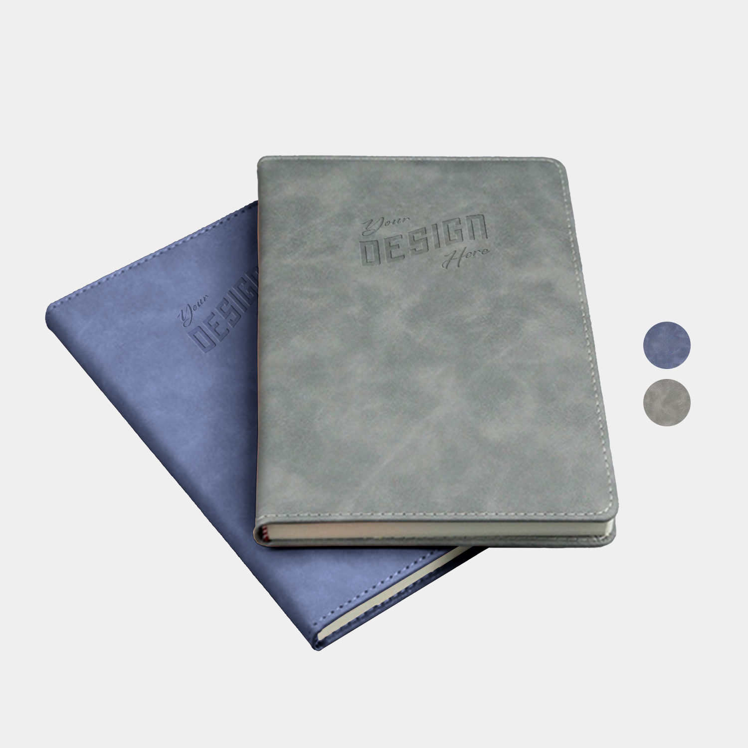 TiTUS® Executive Velveteen PU Lather A5 Notebook with Bookmark 3