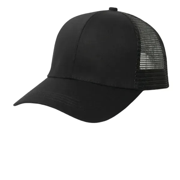 Cotton Mesh Ponytail Baseball Cap 9