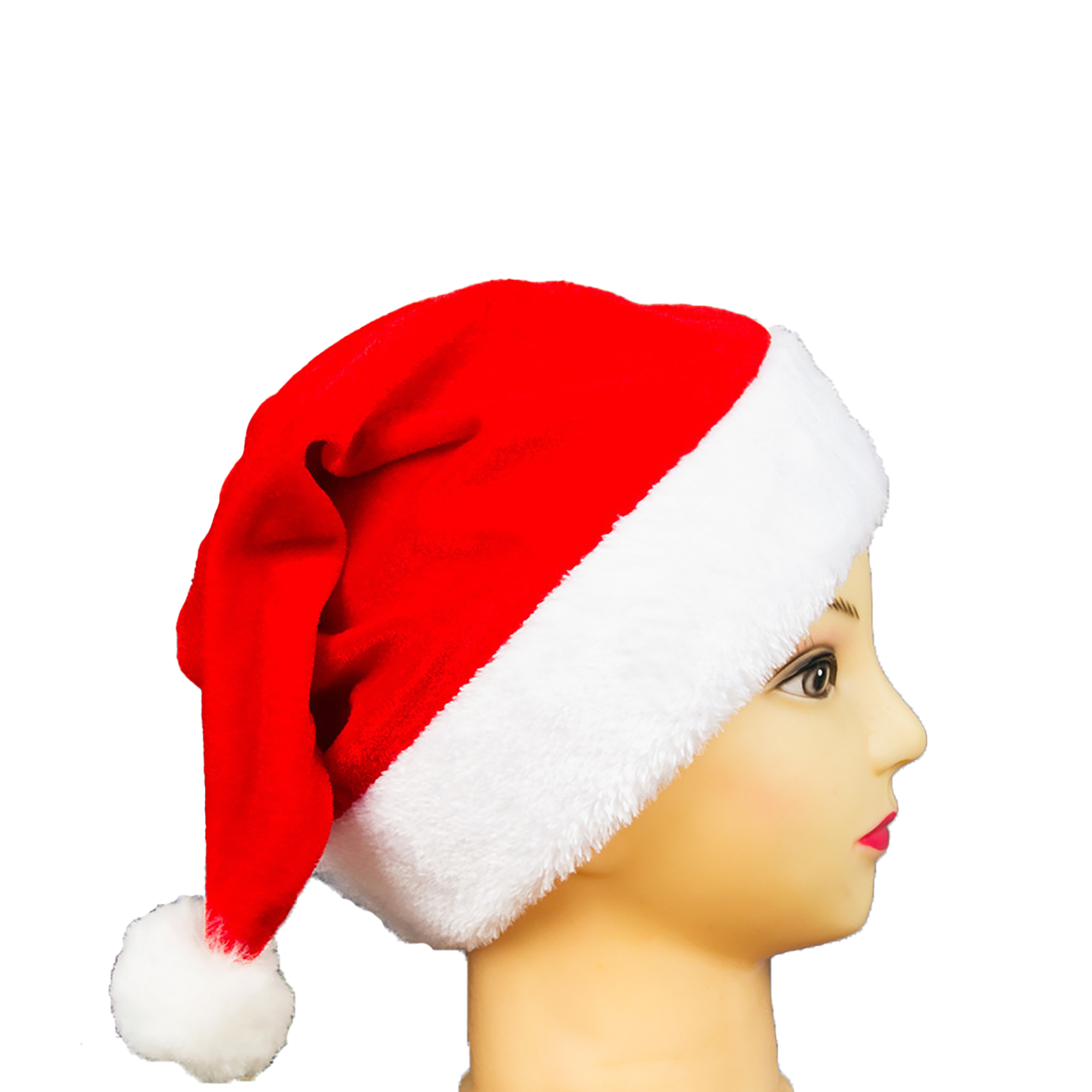 Christmas Santa Hat with Plush Design 2