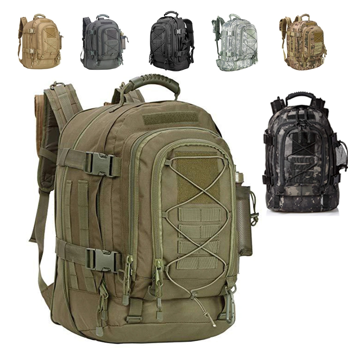 Large Capacity Military Tactical 39L-60L Backpack 4