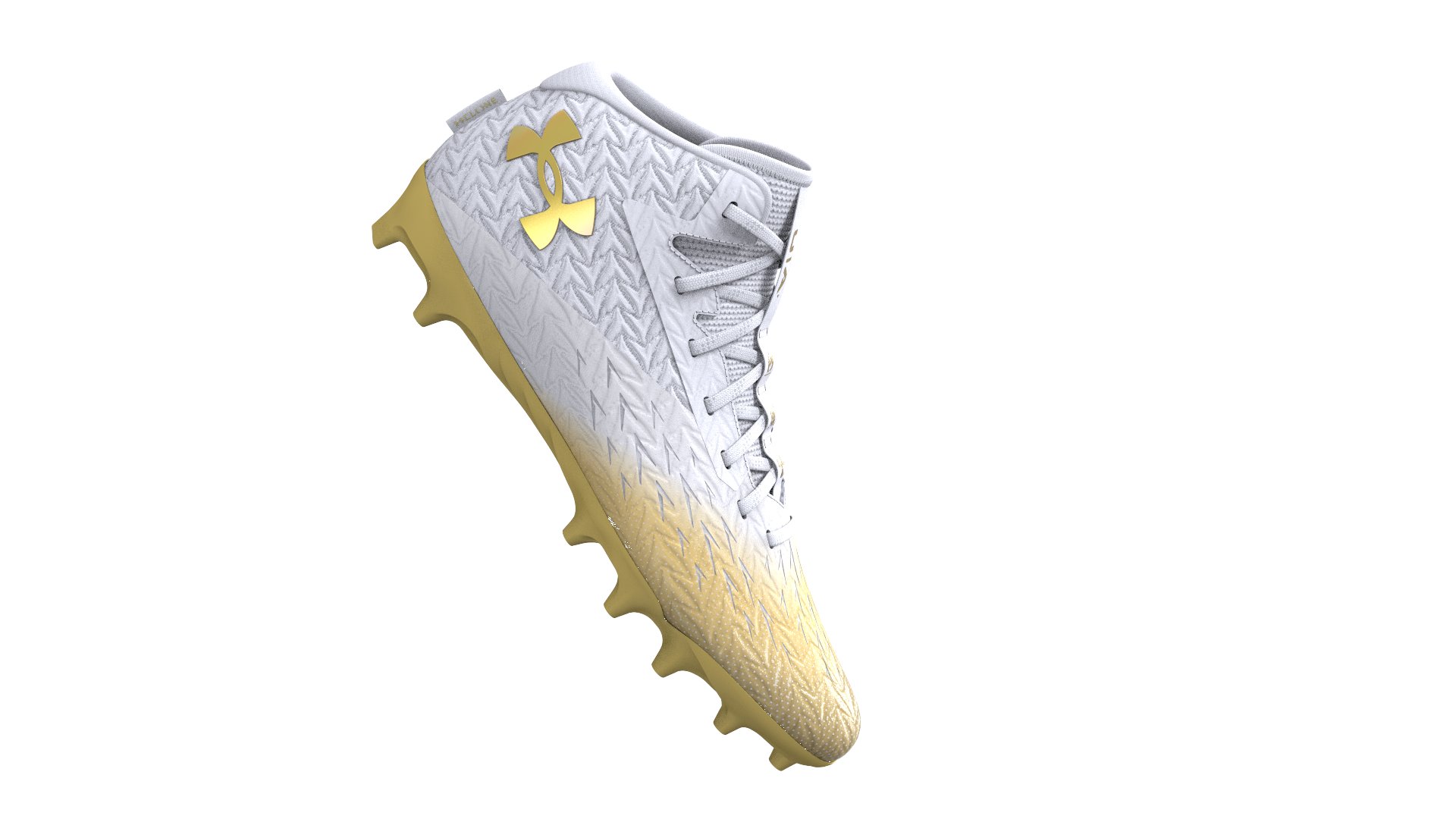 Men's UA Spotlight 4 MC Mid Football Cleats 3