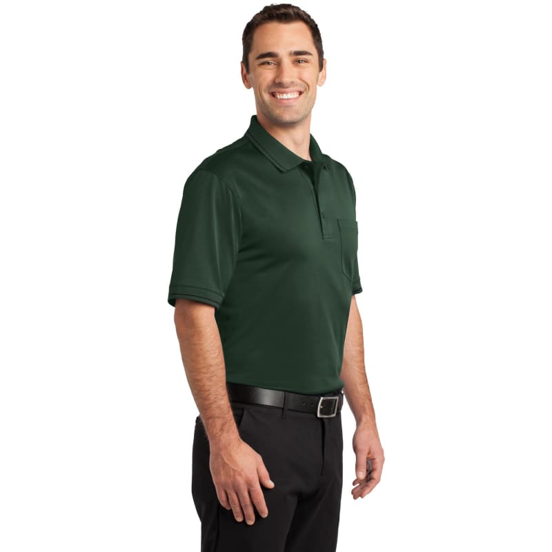 CornerStone Select Snag-Proof Tipped Pocket Polo. 20