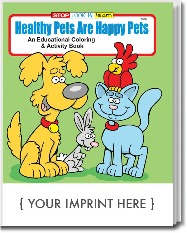 COLORING BOOK - Healthy Pets are Happy Pets Coloring & Activity Book 3