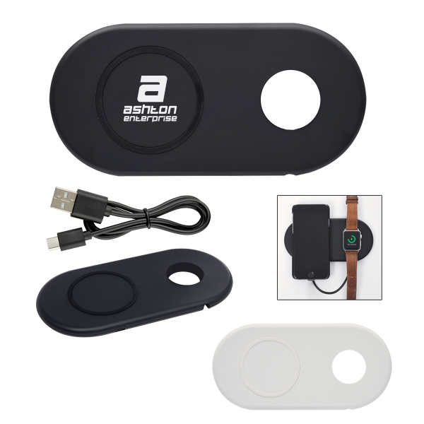 Wireless Charging PAD with Apple Watch(R) Dock (Your Cord) 2