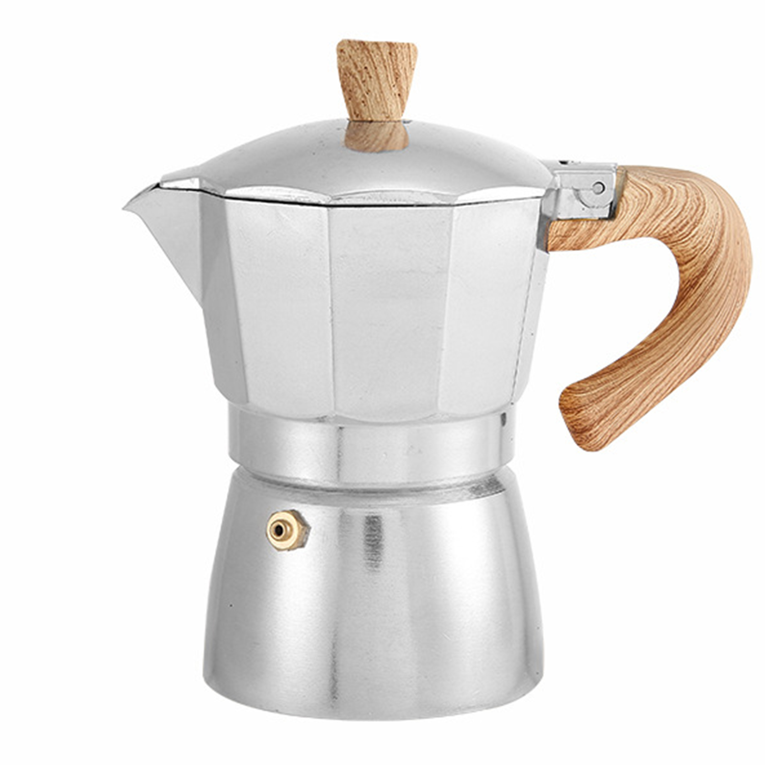 Aluminum Stovetop Espresso Maker Pot 3