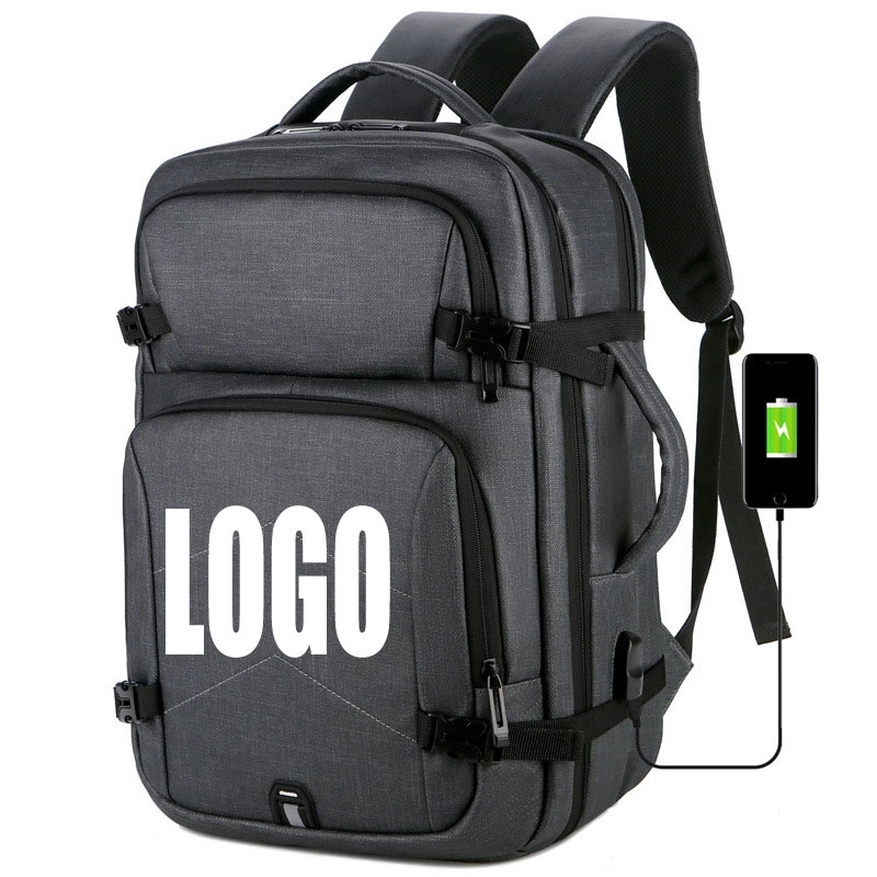 Business Travel Laptop Backpacks with USB Charging Port 16