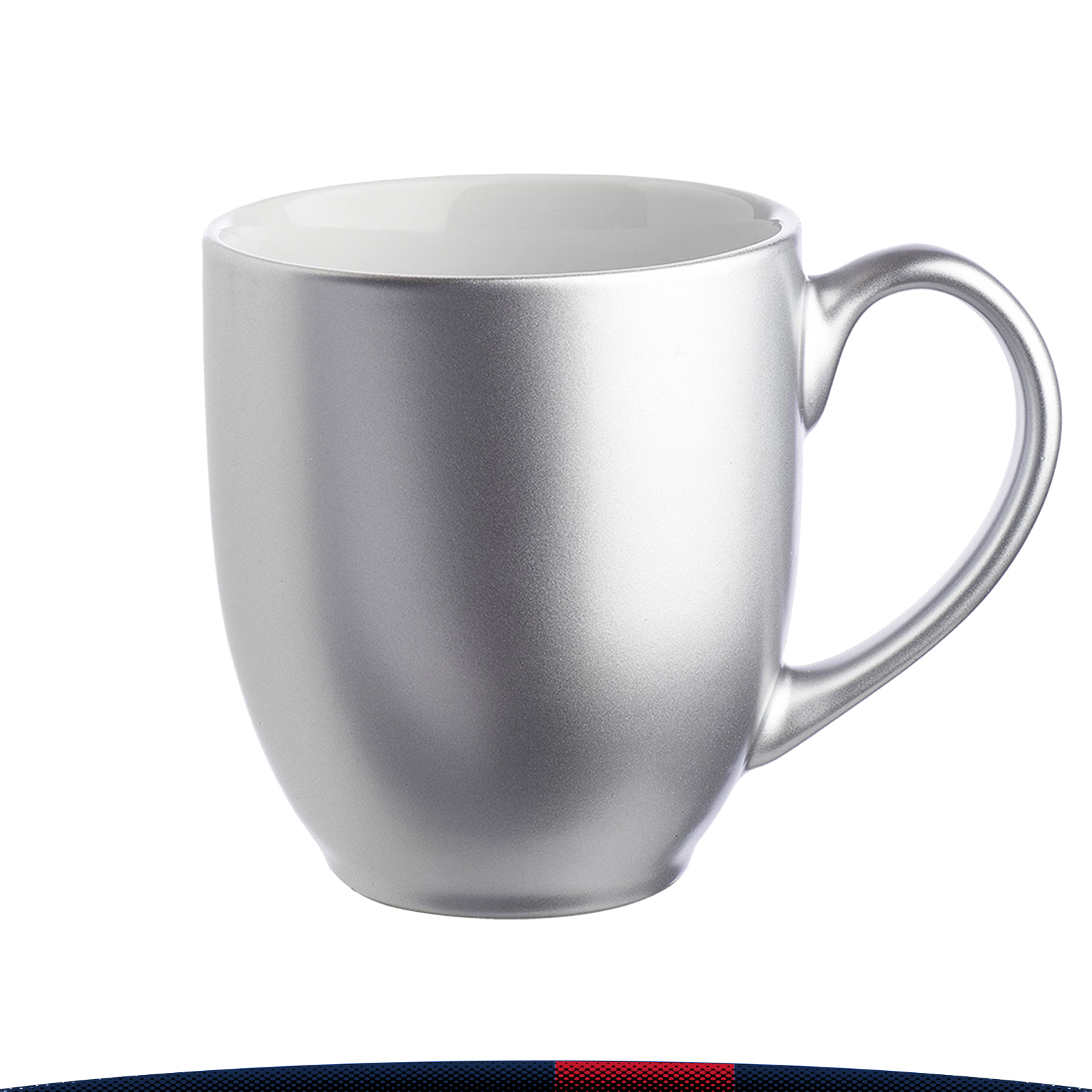 16 oz. Ceramic Beer Mug With Metallic Exterior 5