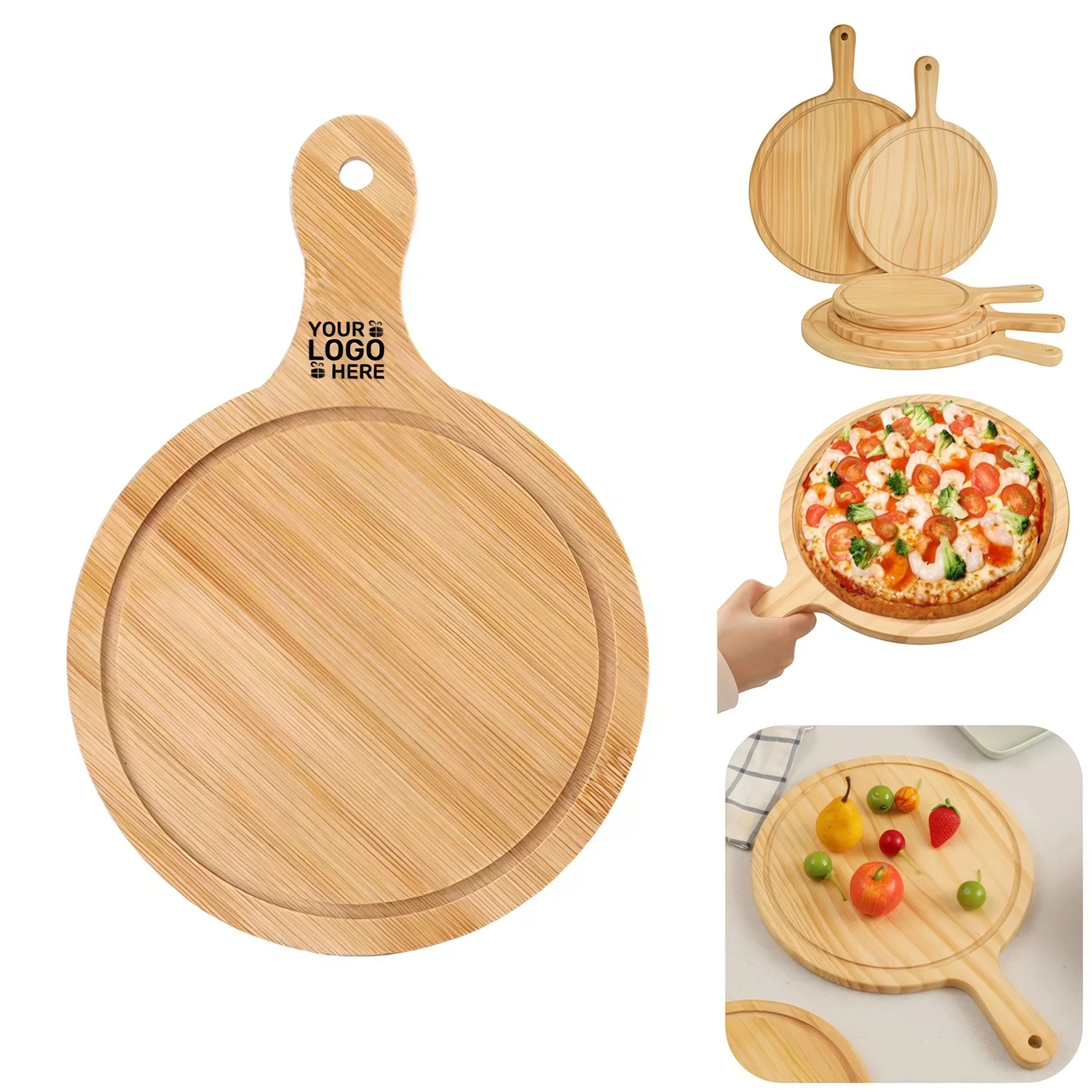 Wood Pizza Peel 2