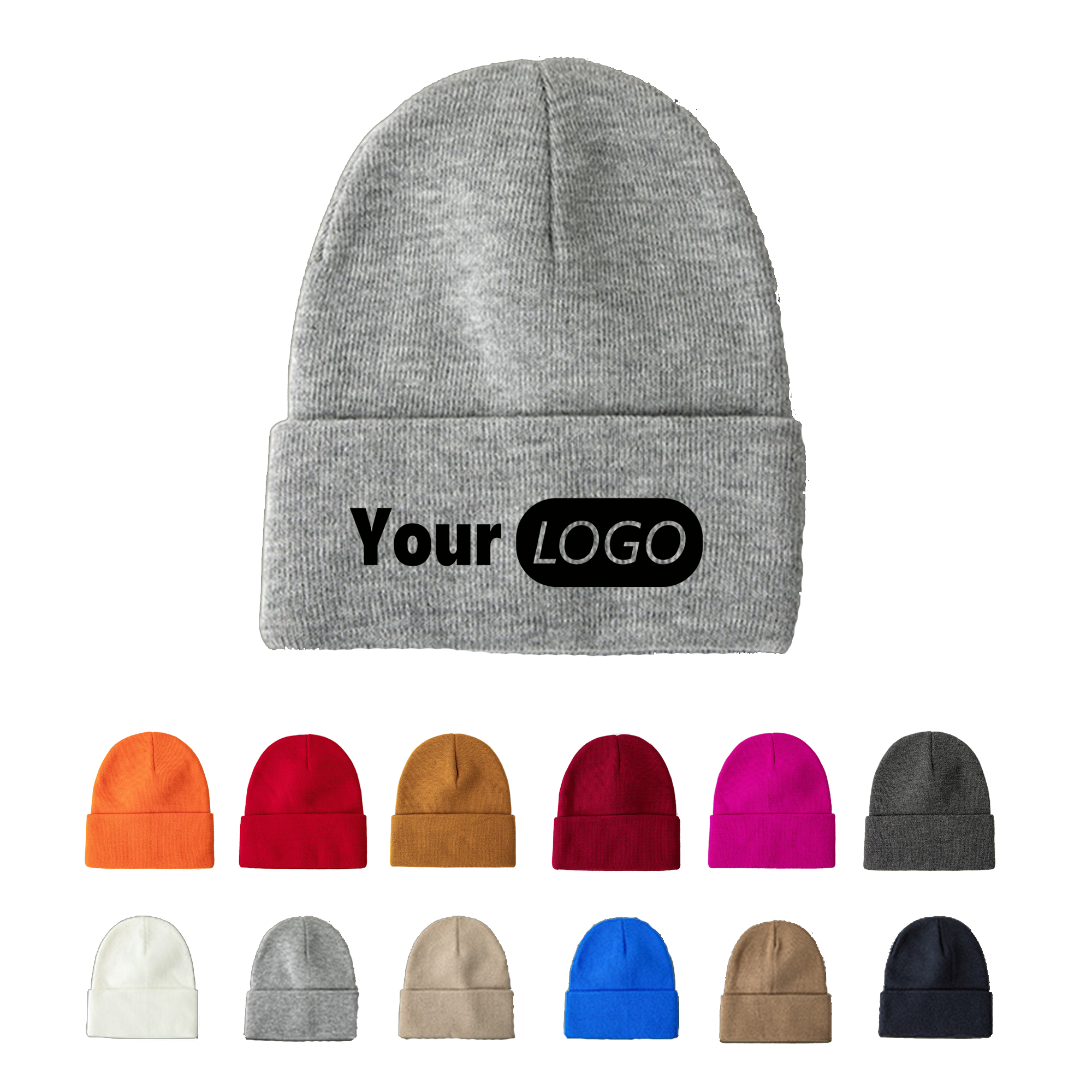 Unisex Knit Beanie Hat 6