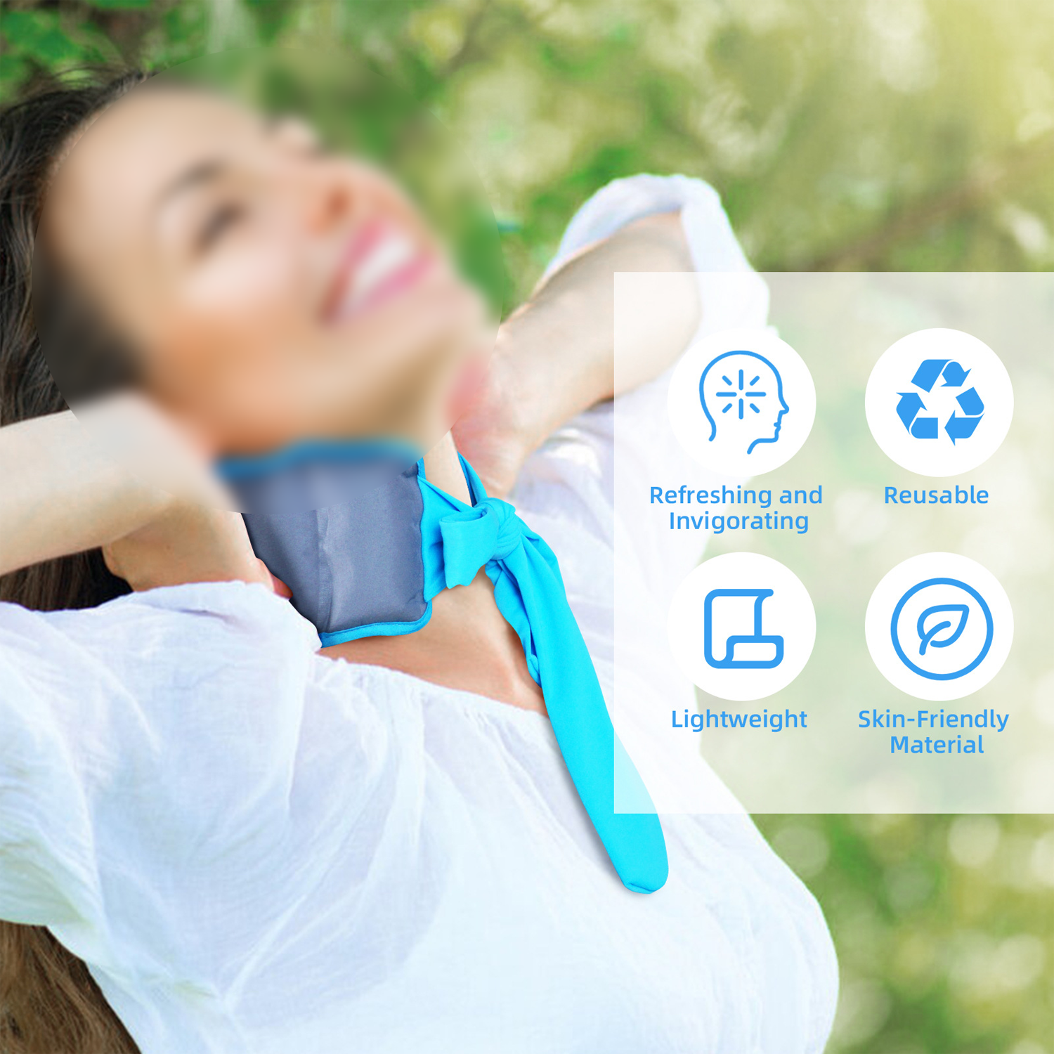 Sport Reusable Neck Cooling Ice Towel 4