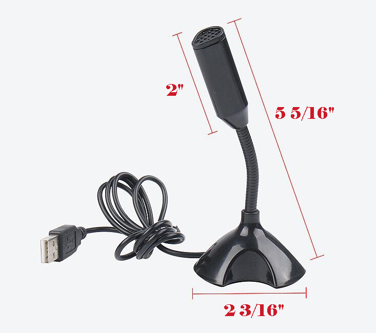 Adjustable USB Computer Microphone 1