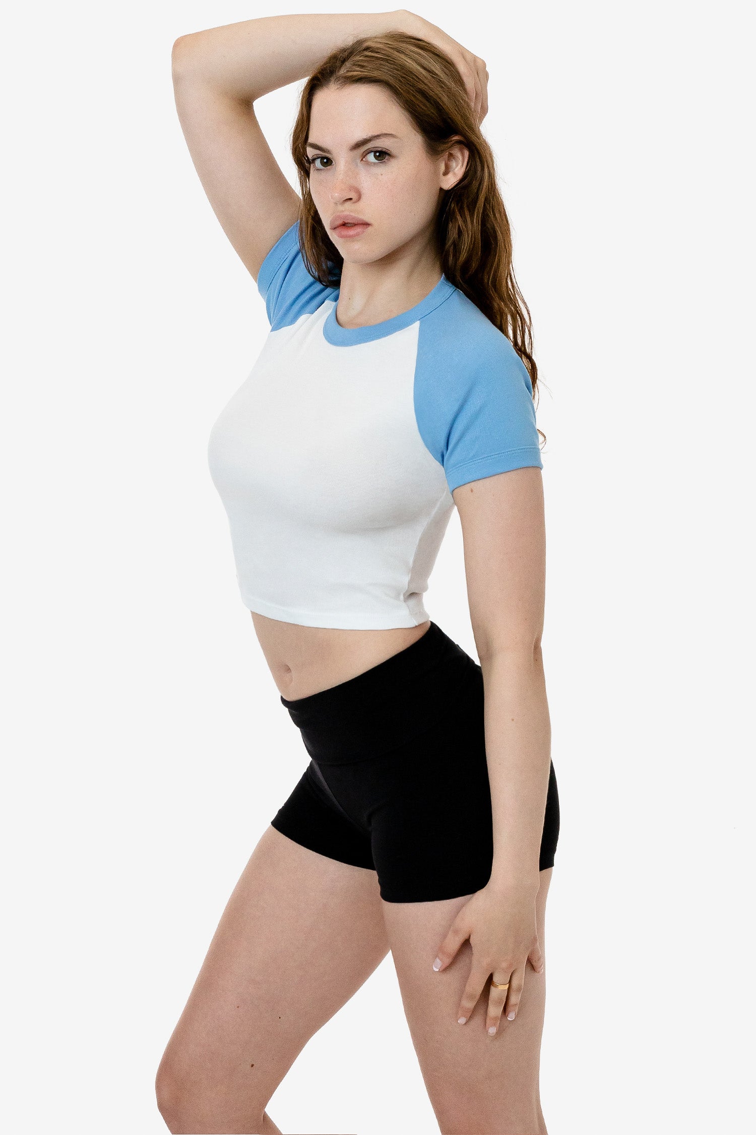 BABY RIB SHORT SLEEVE RAGLAN 2