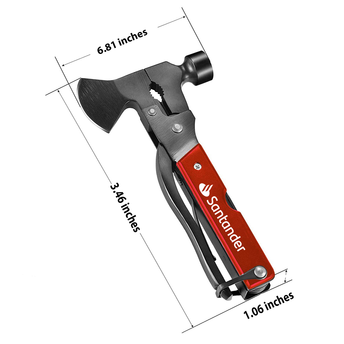 Yukon Multi-Tool Hammer Axe With Nylon Pouch 4