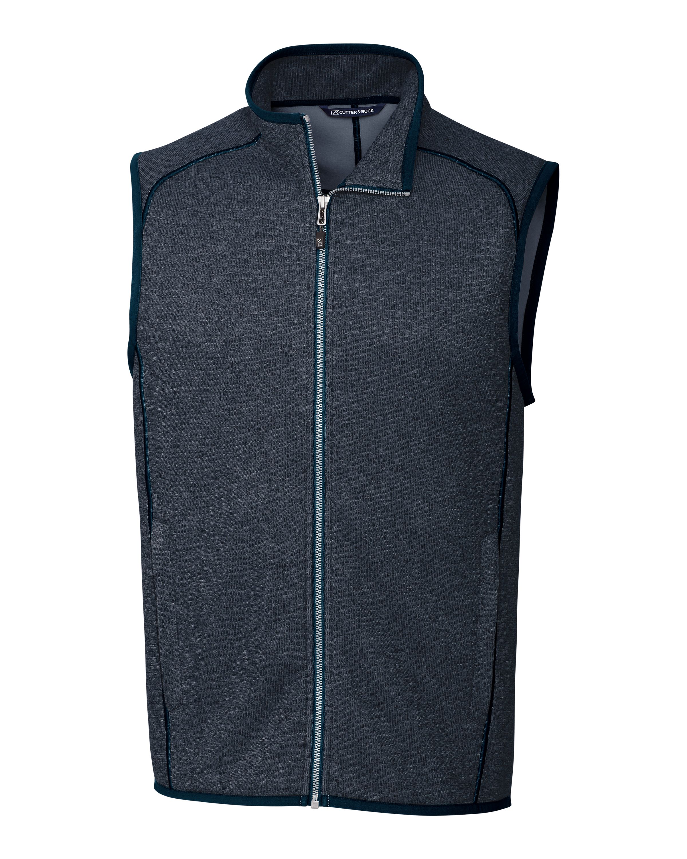 Cutter & Buck Mainsail Sweater-Knit Mens Full Zip Vest 26
