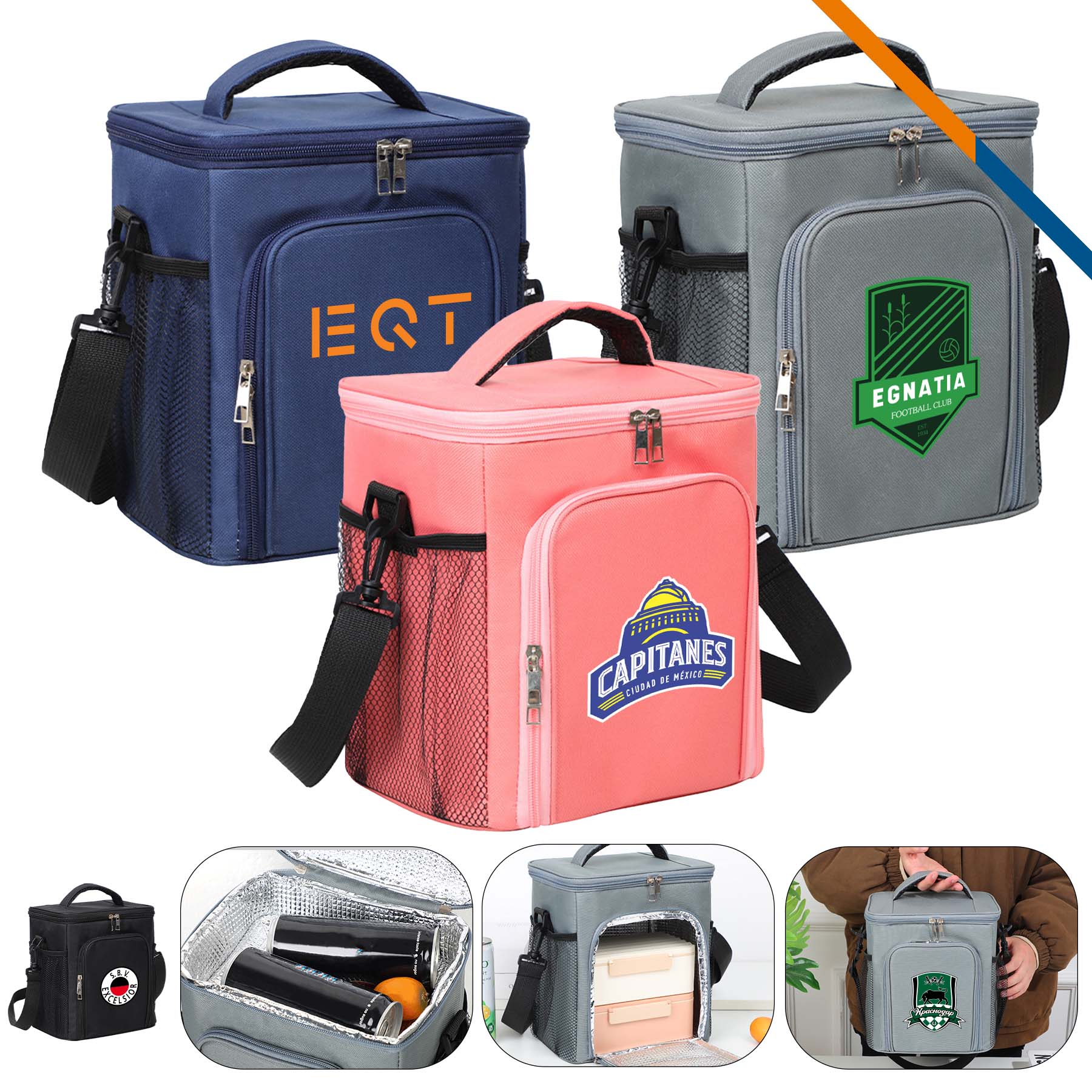 Pakfresh Double Layer Crossbody Cooler Bag 2
