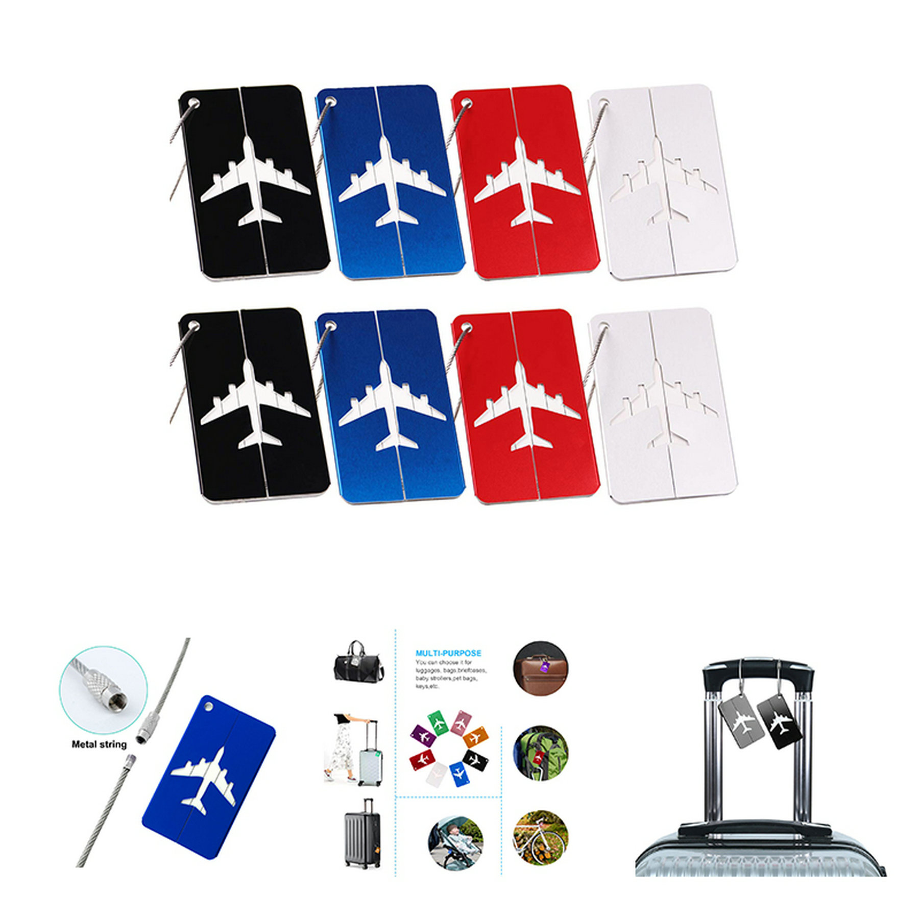 Aluminium Alloy Luggage Tag 1