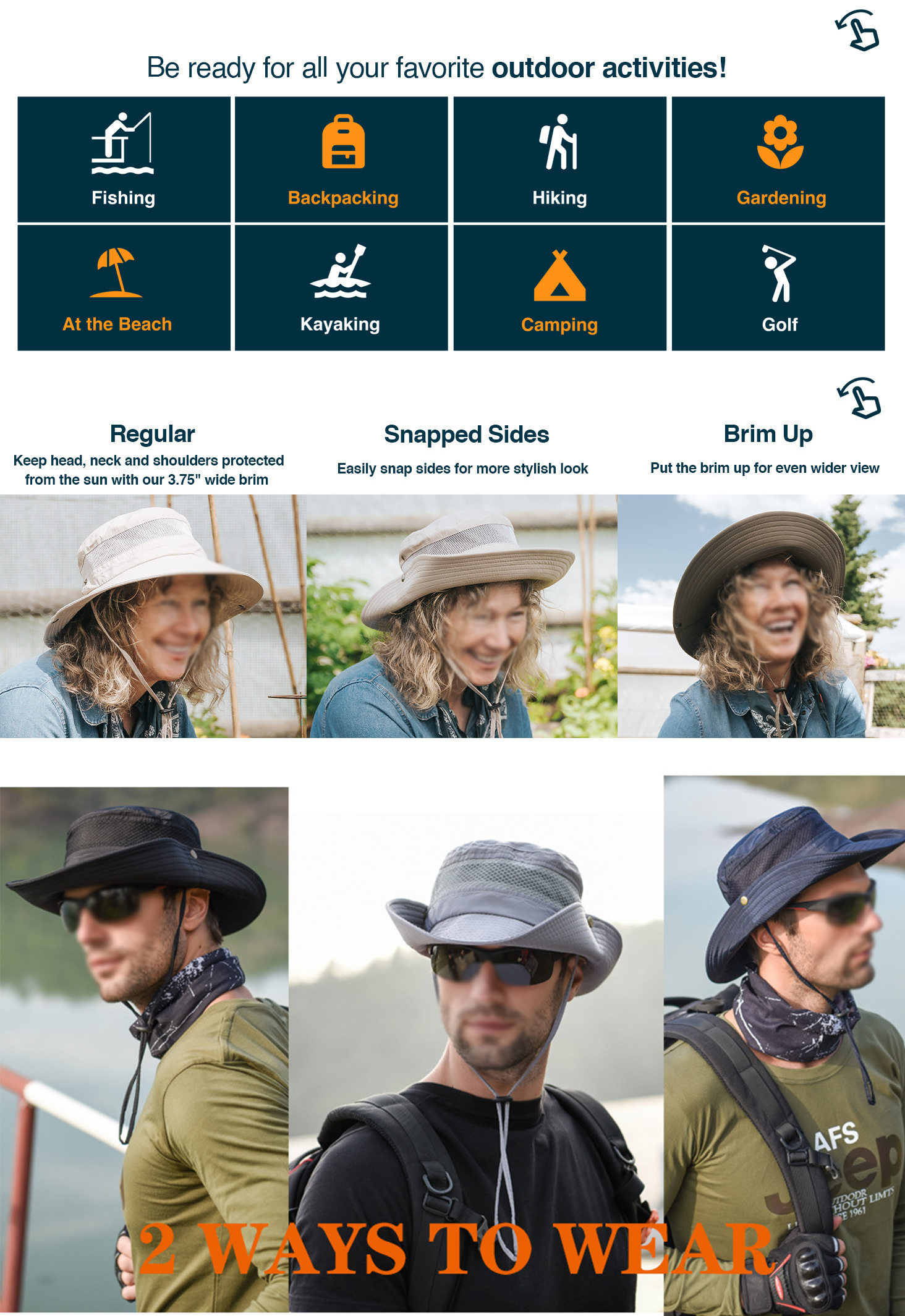 Sunshades Hats For Hiking 2